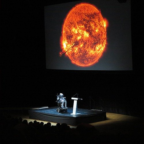 Stephen hawking in stockholm_