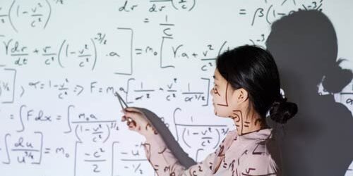 A-girl-making-an-algebra-presentation